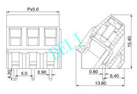 AC2000V/1 Min Pcb Screw Terminal Blocks DL103-XX-5.0 5.0mm Pitch UL VDE TUV Approved