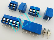 Blue Plastic DL330-XX-5.0 Brass Connector PCB Screw Electric Terminal Block