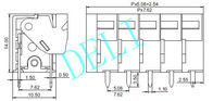 250V 10A DL142V-XX-5.08 PCB Spring terminal block 5.08mm