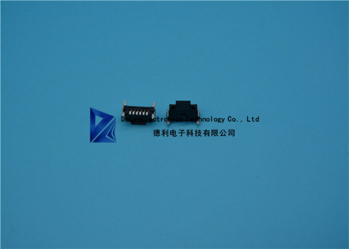 284698 1.27MM PCB Circuit Board Headers / Wire Housings SMT Black Vert Male Bckpln