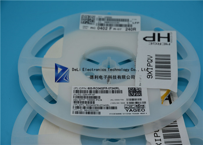 0402 Ohm Resistant Surface Mount Resistor Thick Film RC0402FR 07240RL