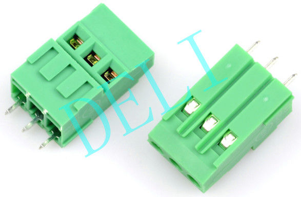 300V/130V PCB Connector , Screw Terminal Block Pitch 3.5mm 3.81mm DL128H-XX-3.5/3.81