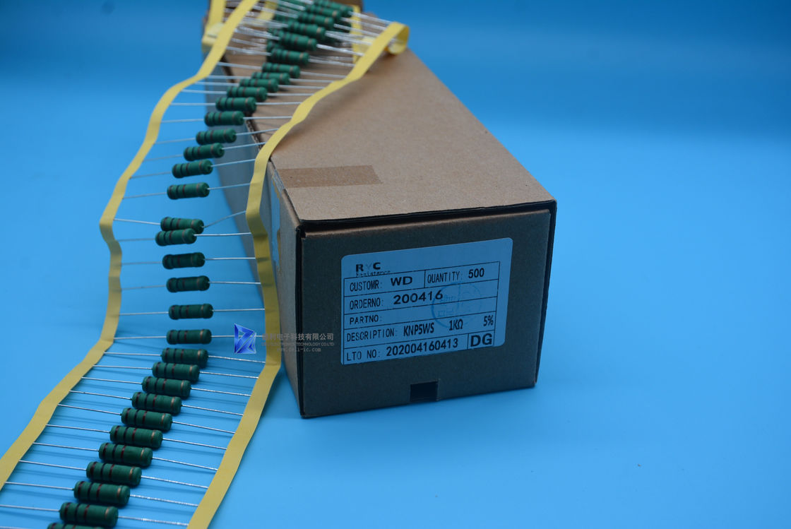 Tubular Wire Wound KN 500V 5W DIP Power Resistors KNP5WS