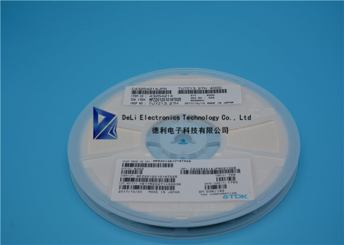 MPZ2012S101ATD25 Ferrite Bead SMD Chip Resistor 100 Ohm 0805 1LN Power Line