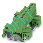 Green Color Male Pin Header Connector Feed - Through Header DL2EDG-UKR-XX-5.0/5.08