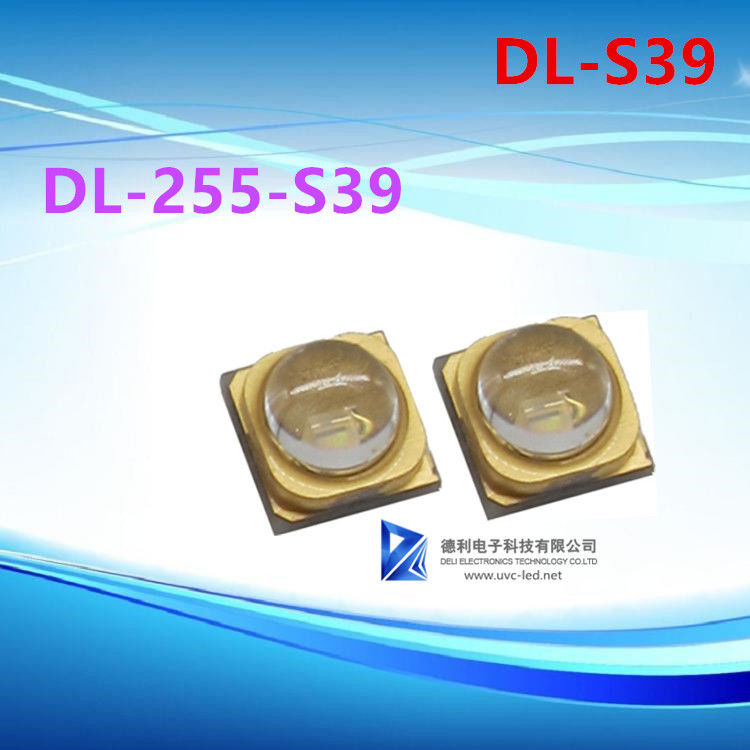 Durable Led Uv Lamp DL-255-S39 SMD 3939-255nm Deep Sensor 5mw 4300 Hours Lifespan