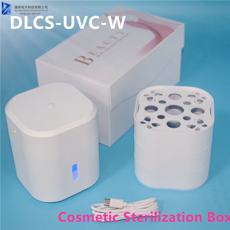 Deep UVC LED Lamp Cosmetic Sterilization Box ABS Material 12000 Times Working Life